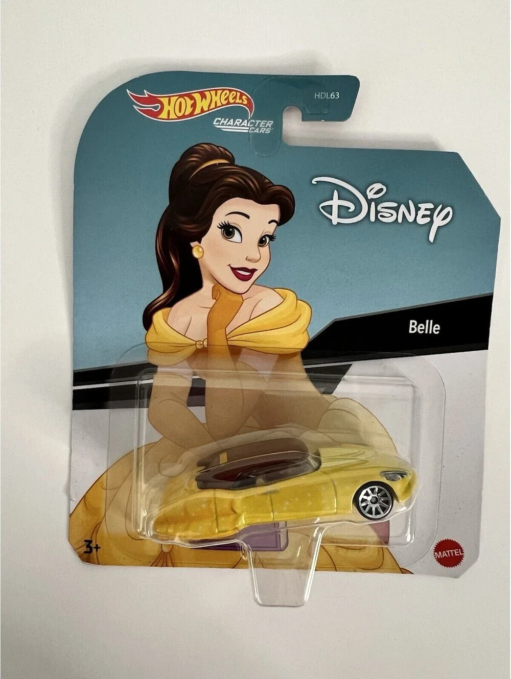 New Hot Wheels Disney Belle Beauty & Beast Character Car 1:64 HJB65
